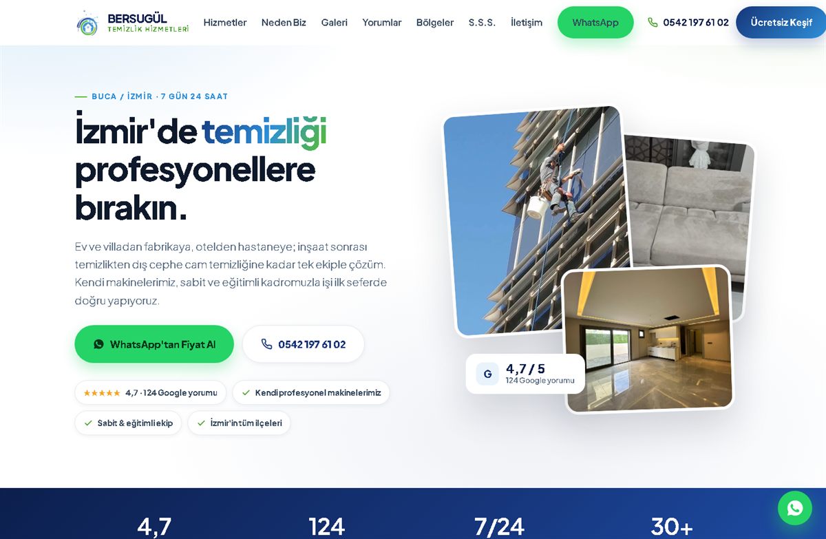 Gül Temizlik — Kurumsal Web Sitesi